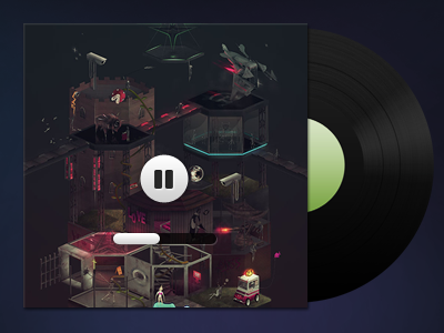 Record from Elements UI disk play player record ui ui kit ui pack