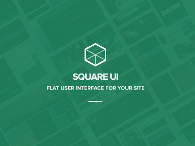 Square UI Logo components psd square ui ui kit ui pack ux