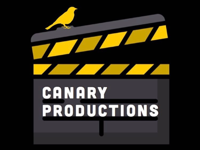 Canary Productions Logo adobe art design film graphic graphics illustrator logo simple vector