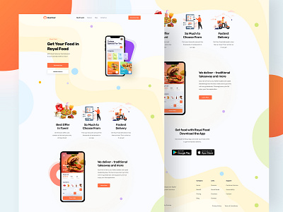 Mobile App Landing Page |#Daily UI 003