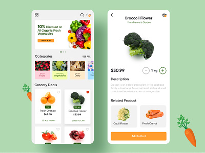Grocery Shopping Mobile App🌾