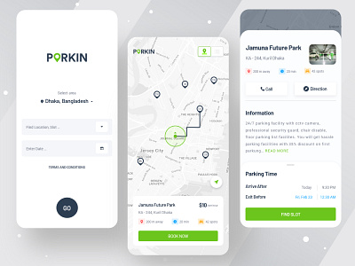PARKIN - Parking  Space Finder App