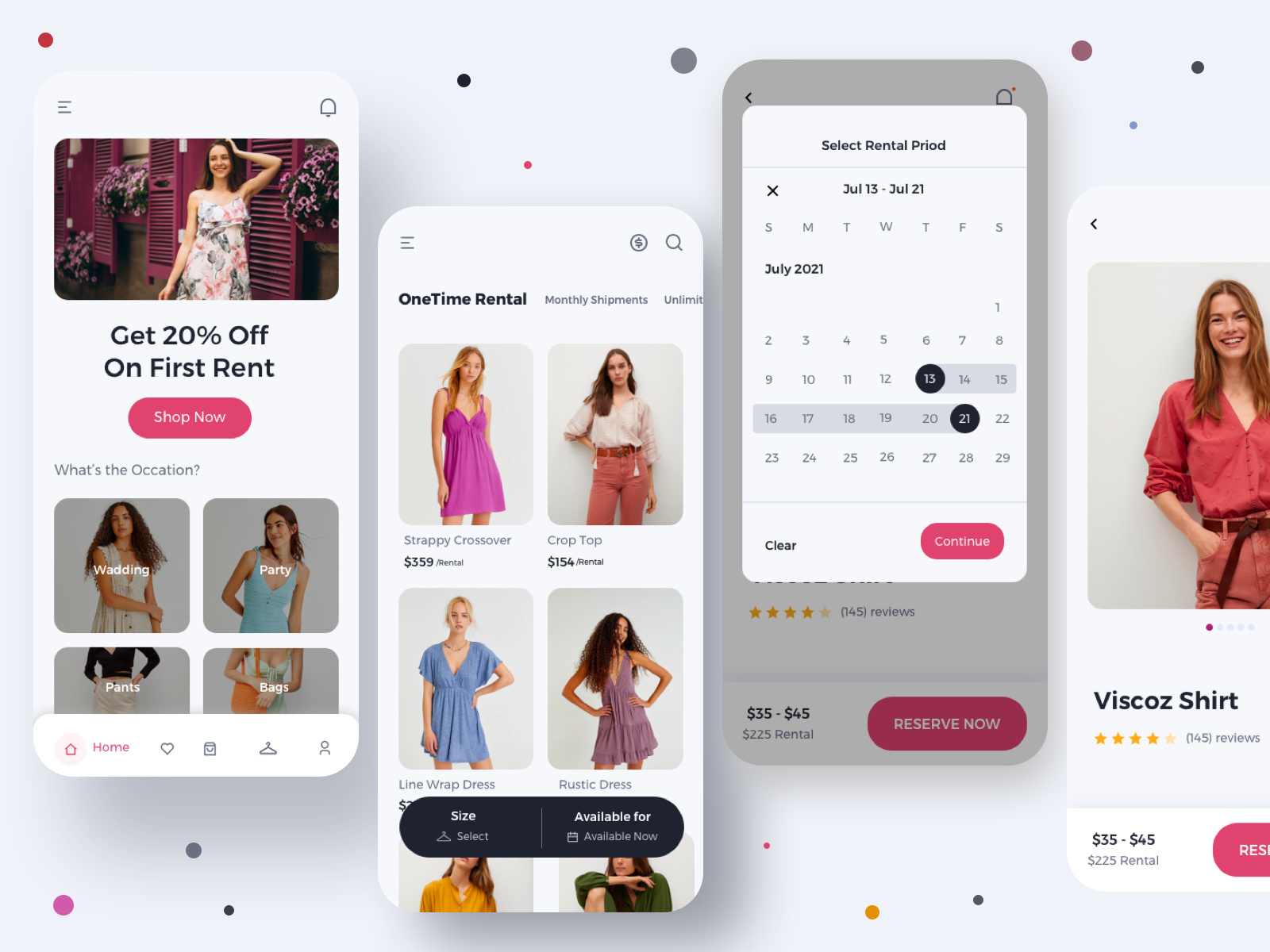 Cloth Rental App Concept by Sumiya on Dribbble