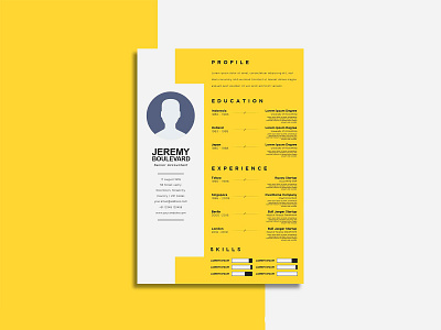 CV Templates by Faqih Sulthan cv cv template design resume resume design retro