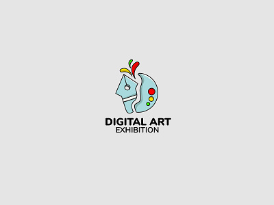Digital Art Exhibition Logo exhibition logo full colour logo logo design logo inspiration logotype
