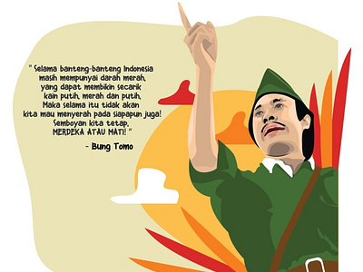 VECTOR ART - INDONESIAN NATIONALITIY HEROES