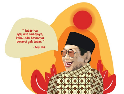 VECTOR ART - INDONESIAN NATIONALITY HEROES design illustration illustrator vector vectorart