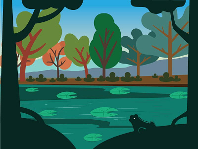 Swamp2 illustration vector