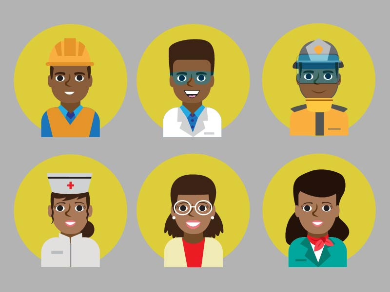 Avatar Professionals by Jonathan Baluyot on Dribbble
