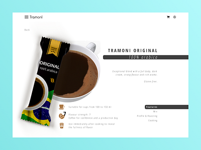 "Tramoni coffee" concept