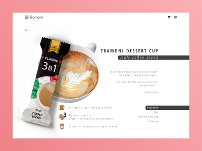 "Tramoni coffee" concept