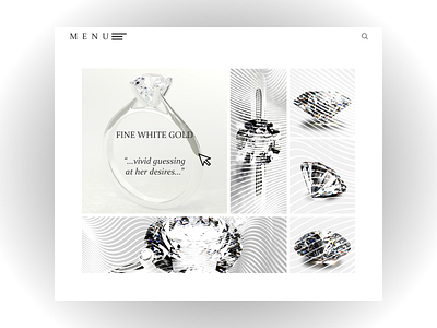 ARTEFACT jewelry I Web Design Concept