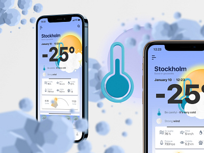 Weather app concept design