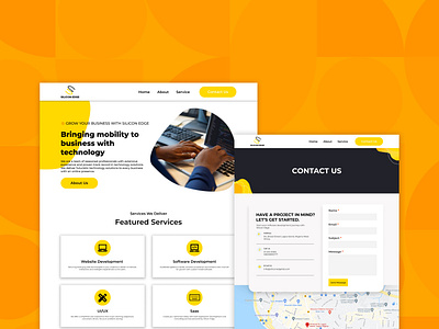Silicon Edge Website UI