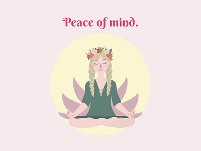 Peace of mind. design flat illustration illustrator