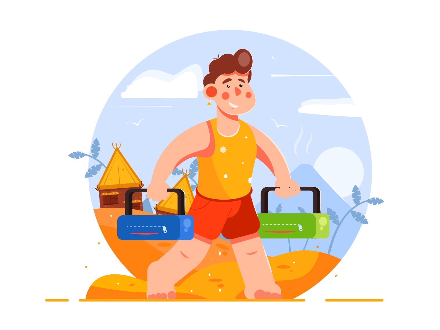 the-guy-with-things-came-to-rest-by-nikita-krushko-on-dribbble