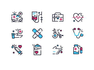 Medical icons 48x