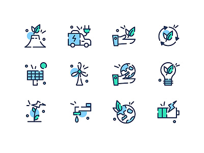 Ecology 48x icons bio earth eco ecological ecology environment flower garbage icon illustration internet logo pixel perfect pollution recycle recycling sign technology vector web