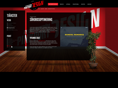 Pinkport Design - Website 2014 dark design pinkport web design website