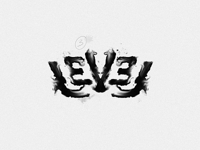 Level - Rorschach branding handlettering illustration lettering logo poster print rorschach type typography