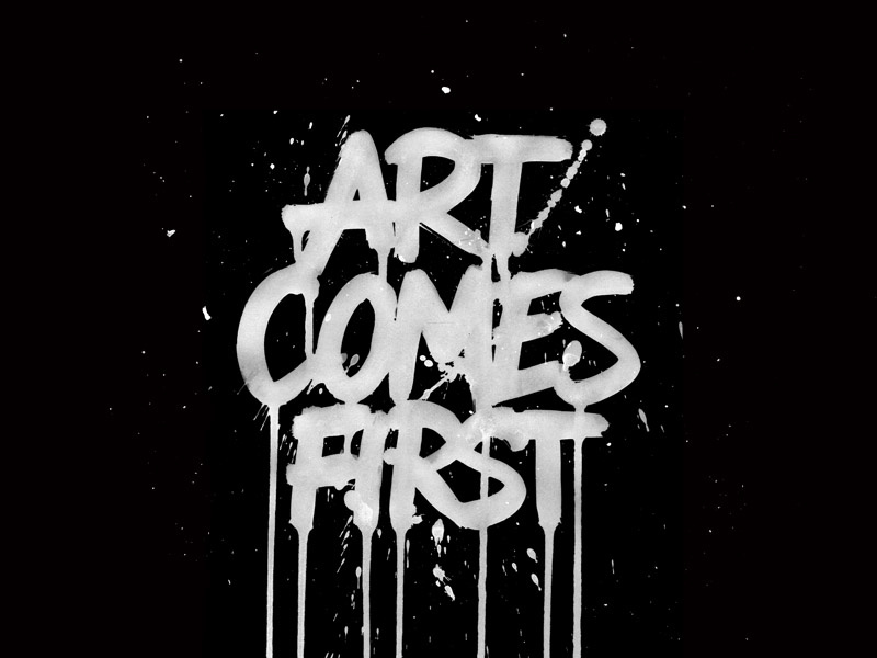 Art Comes First by Laura Dillema on Dribbble