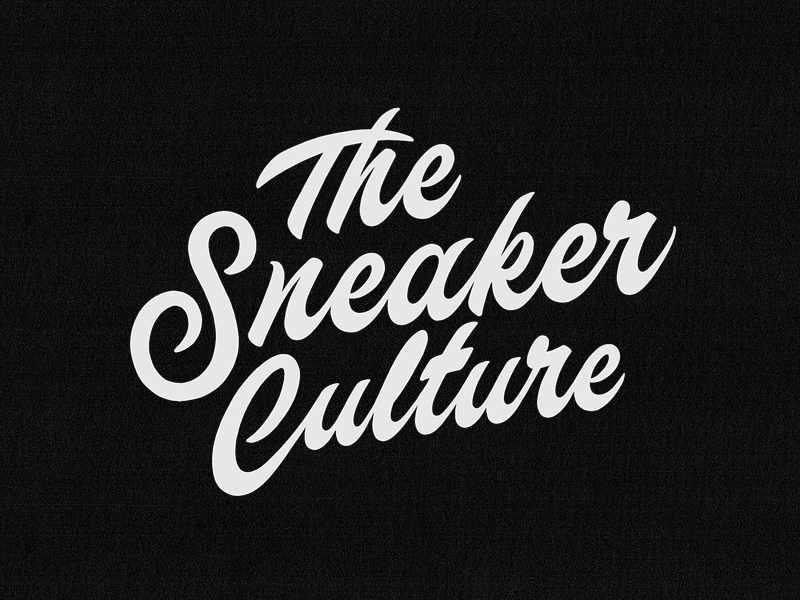 The Sneaker Culture logo design concept branding instagram logo calligraphy typography handlettering type lettering