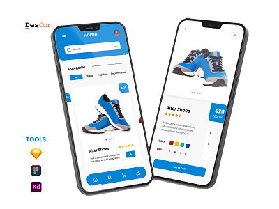 Shoes App UI Design