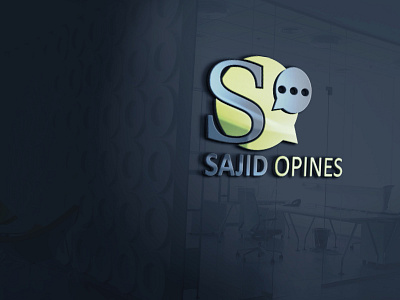 SajidOpines design illustration logo