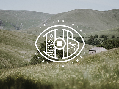 Photographer Logo (Ilya Biryulev) design dribbble flat logo logotype minimal modern logo photographer photography logo