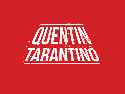 Tarantino Logo daily logo challenge design dribbble logo logotype minimal quentin tarantino