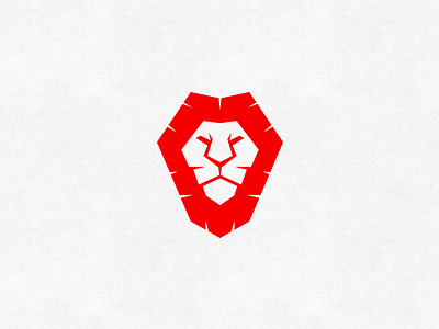 Lion mark animal lion logo mark