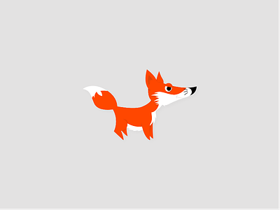 Foxee character fox illustration logo