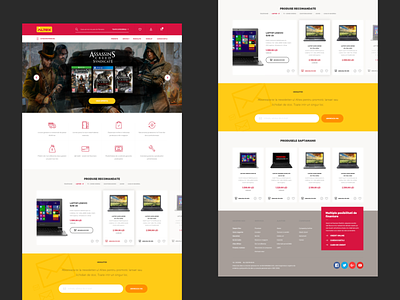 E-commerce shop redesign ecommerce homepage redesign website