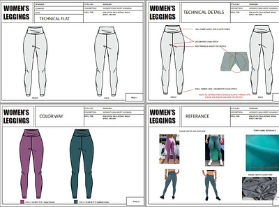 I will create fashion sketch and tech pack for clothing manufact clothing tech pack