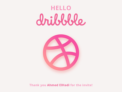 Hello Dribbble!