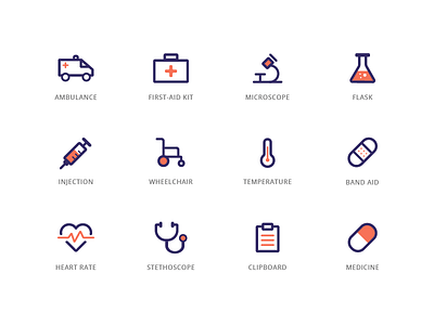 Medical Icons - Light Version