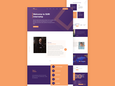 Suri Internship web design