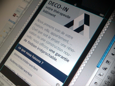 Deco In Mobile homepage mobile responsive