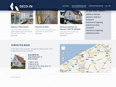 Deco-in Homepage Scrolling Effect