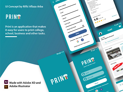 User Interface | Print Mobile App