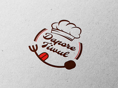Dapore Tiwul - Simple and Minimalist Logo Kitchen brand branding graphic design identity kitchen logo logo design logo kitchen logootype restaurant logo