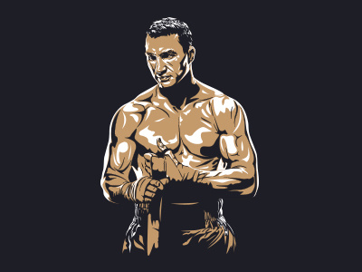 Klitschko Wladimir boxer illustration klitschko vector