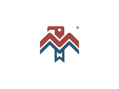 Thunderbird Logo bird eagle identity logo mountains simple thunderbird