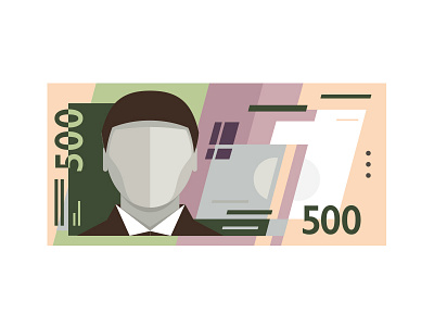 500 uah 500 cash flat hryvnia man money ukraine