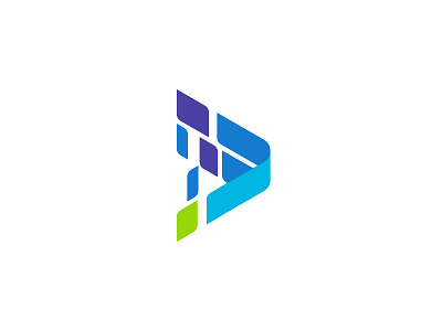 Polyresoursing arrow identity logo particles