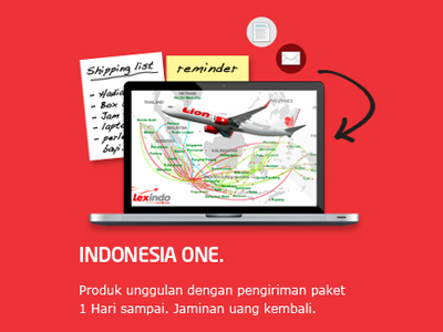 Indonesia One indonesia one red shipping ui