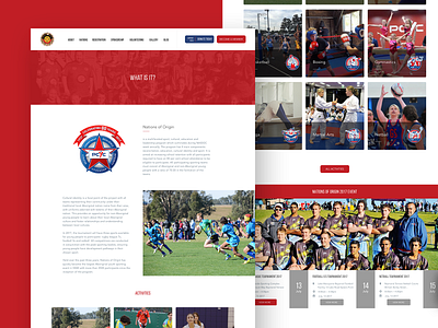 PCYC - What is it? agency sketch app sport uiux design web design website youth