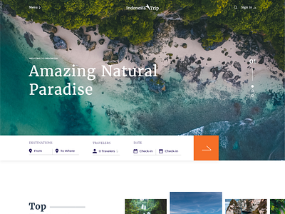 Indonesia Trip & Travel Website Design by Muhammad Ardi on Dribbble