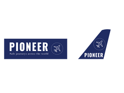 Pioneer airlines #dailylogochallenge design illustration logo