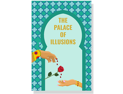 Re-imagined Book cover of 'The Palace of Illusions' illustration